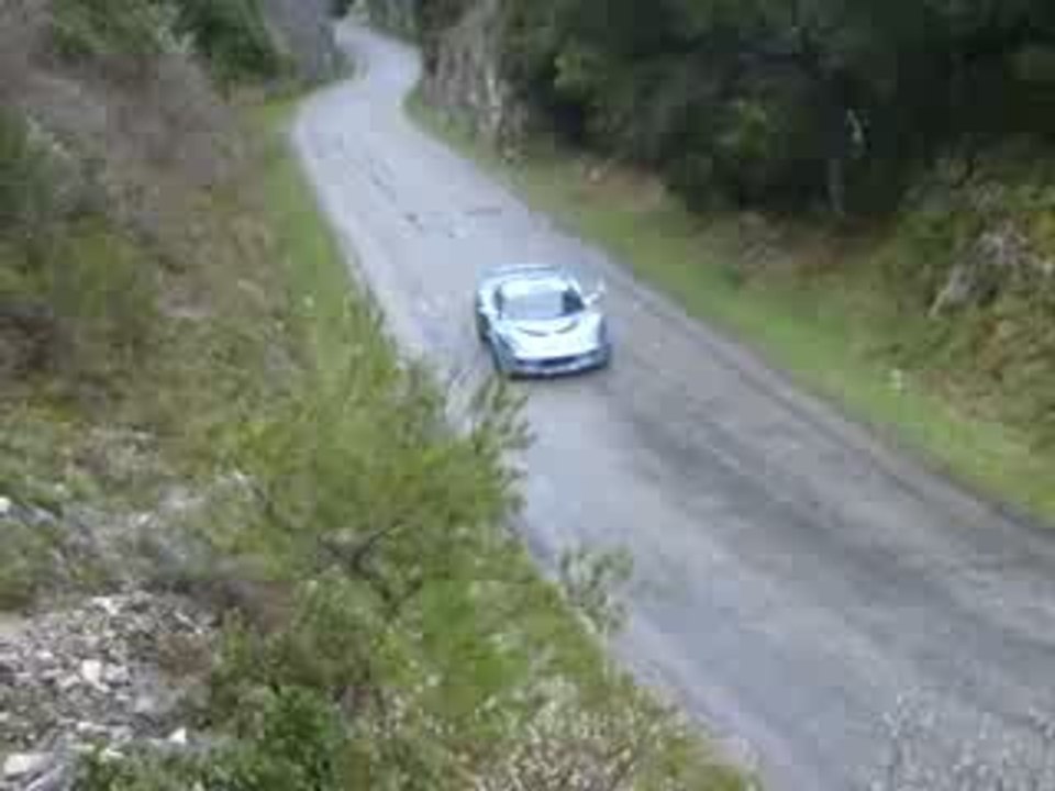 Rallye de venasque 2009 samedi lotus  n°77 mounition ,