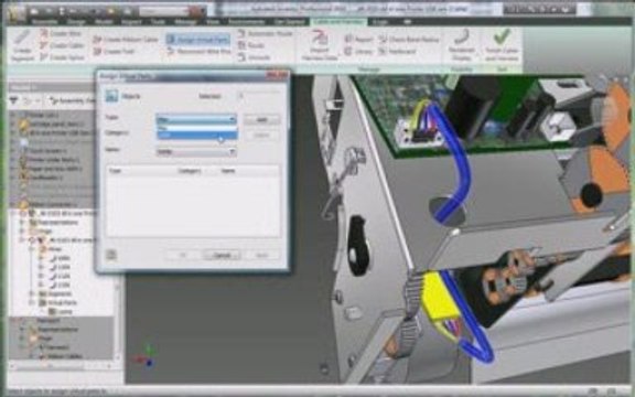 Autodesk Inventor 2010 Cable and Harness Design