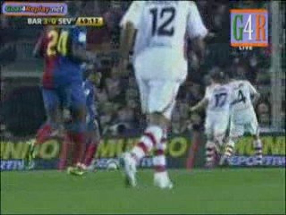 XAVI 3-0 FC BARCELONE - FC SEVILLE