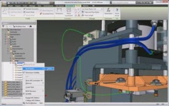 Autodesk Inventor 2010 Tube and Pipe Design