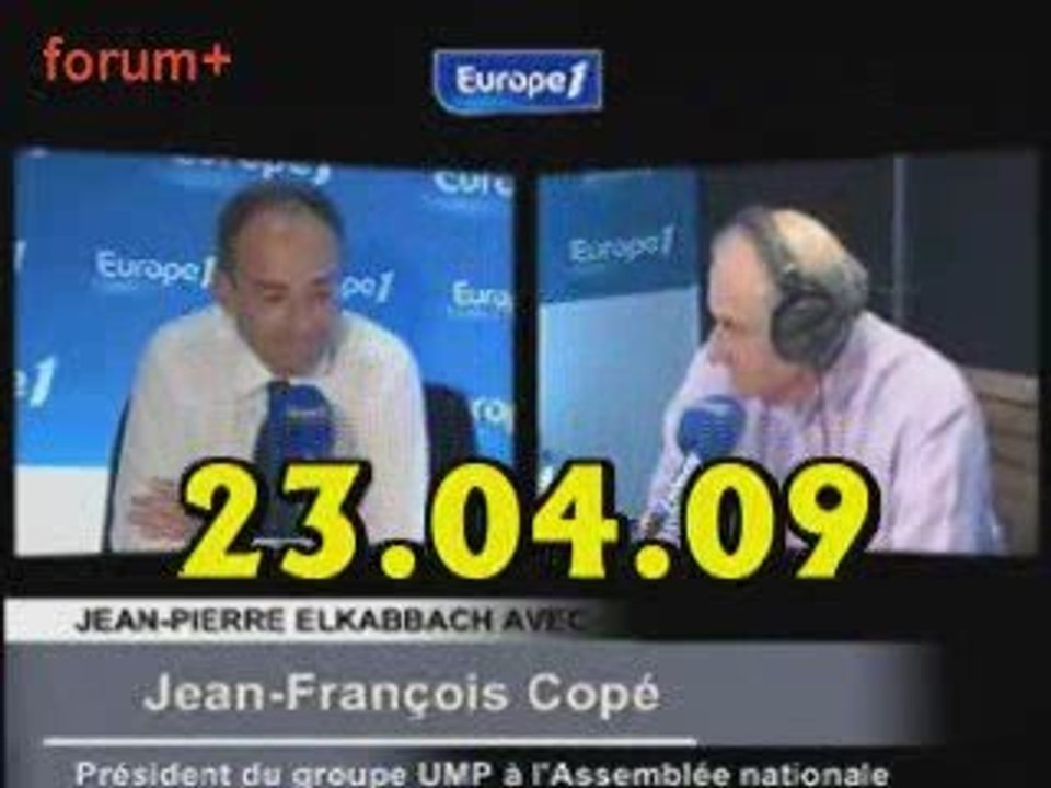 ITW de Jean-François Copé (23.04.09)