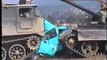 Tank T 55 AM & ATS-47 Crashes - Slow motion video