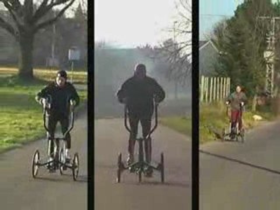 Das FreeCross trainiert sogar Gesichtsmuskeln. Beim Lächeln.