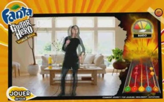 Fanta Guitar Hero Wolrd Tour Cassou Chant 174360 points