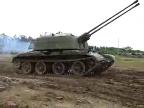 Self-propelled anti-aircraft gun ZSU-57-2