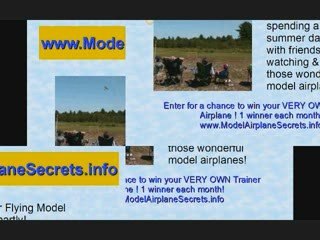 Win a FREE RC Model Airplane!  a winner every month!