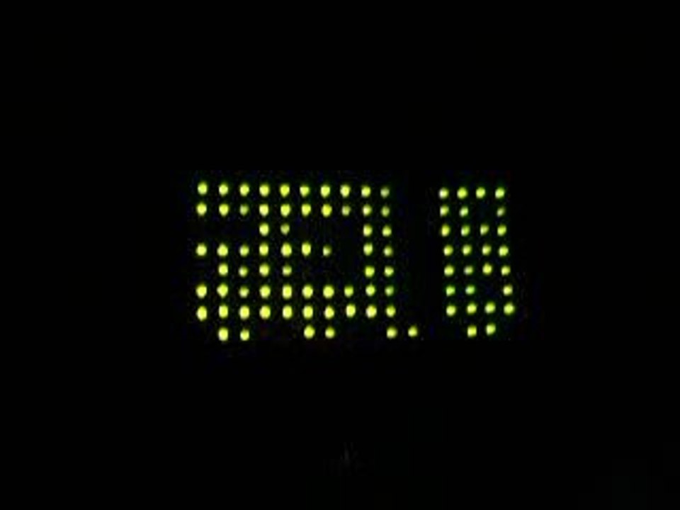 Matrix led 8*16 - Texte défilant