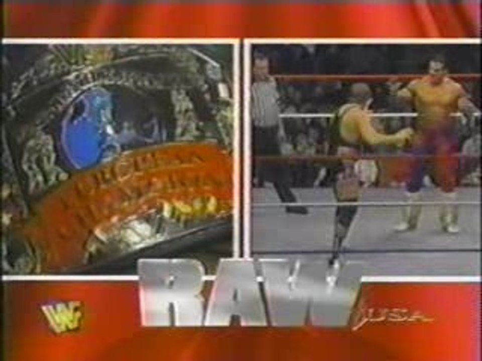 Owen Hart vs. British Bulldog, WWE Live Event 1997, Part 1.