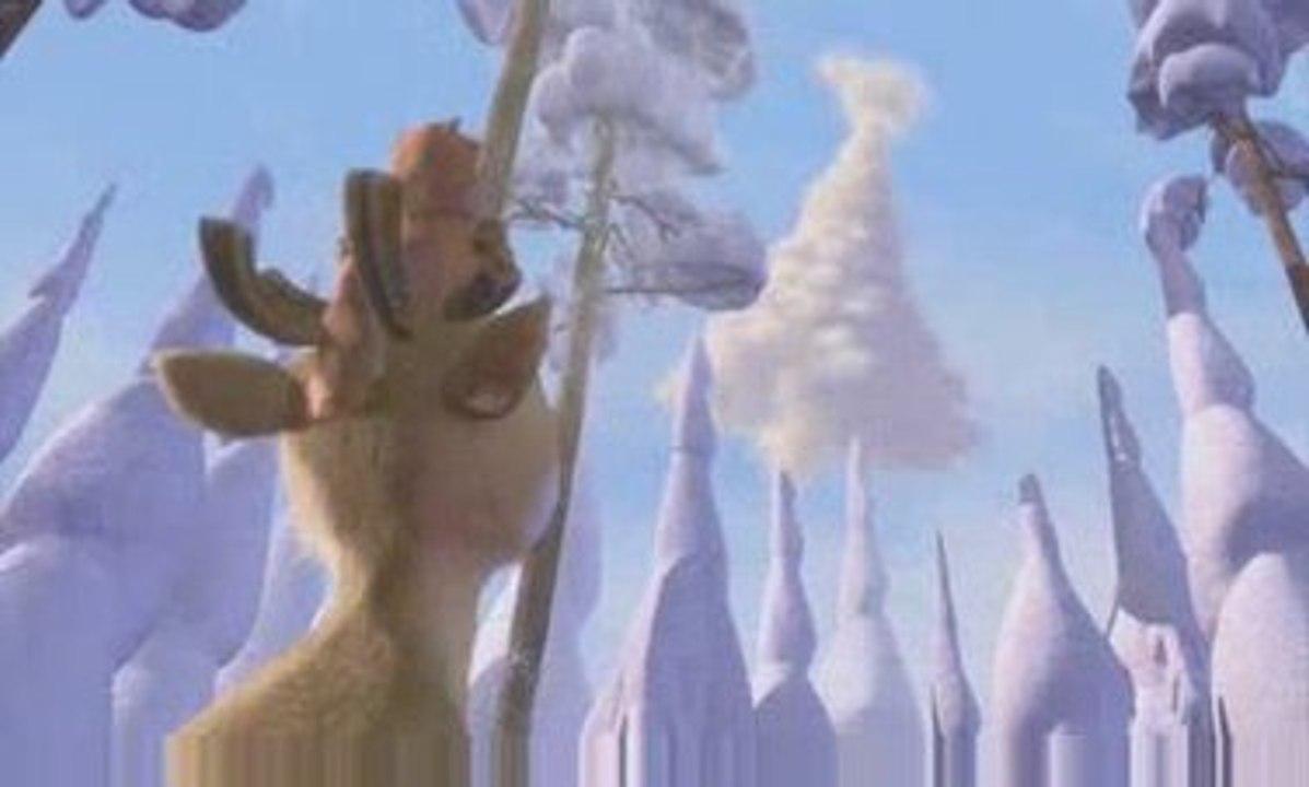 Niko, ein Rentier hebt ab