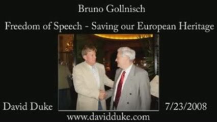 Bruno Gollnisch Interview By David Duke 1-4