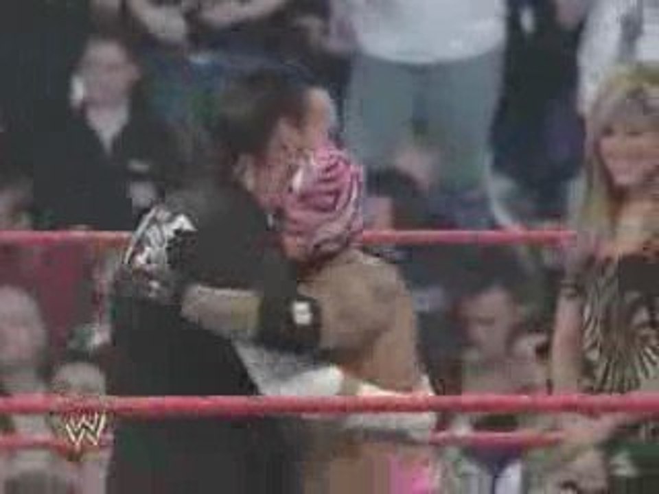 Cm Punk & Rey mysterio vs Kane & Big show 1/2