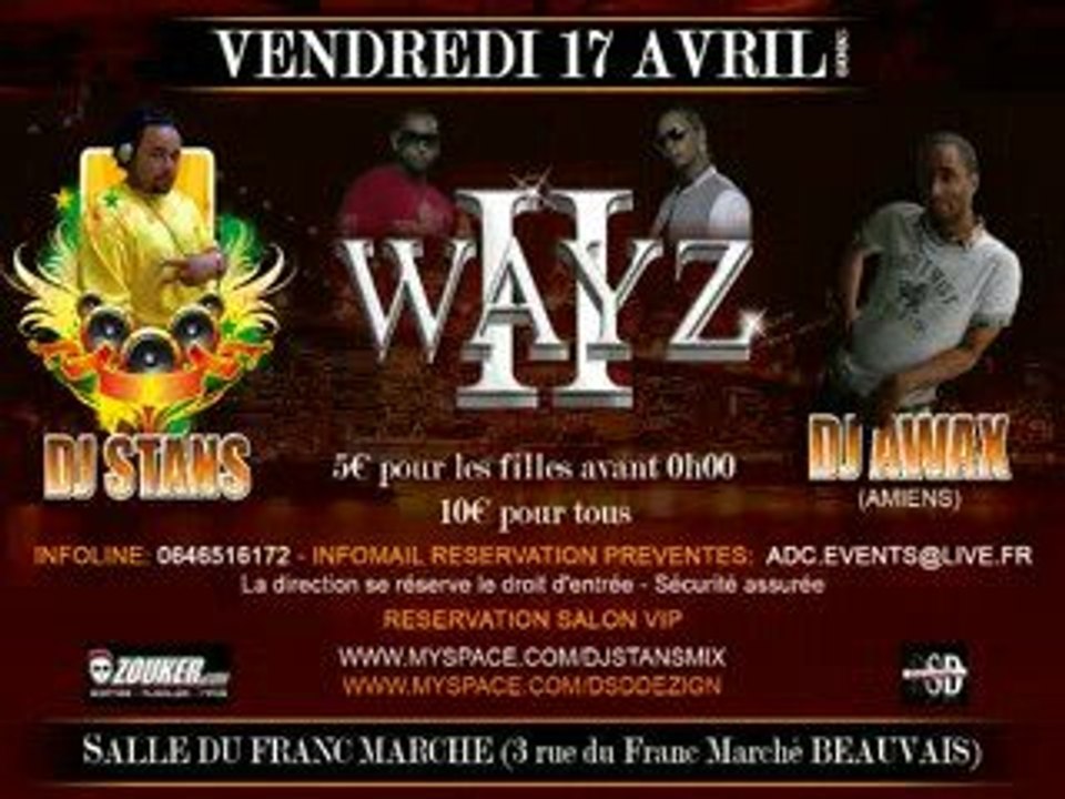 ADC EVENTS Dj Stans & Dj Awax Show 17 Avril Stans Kudur !!