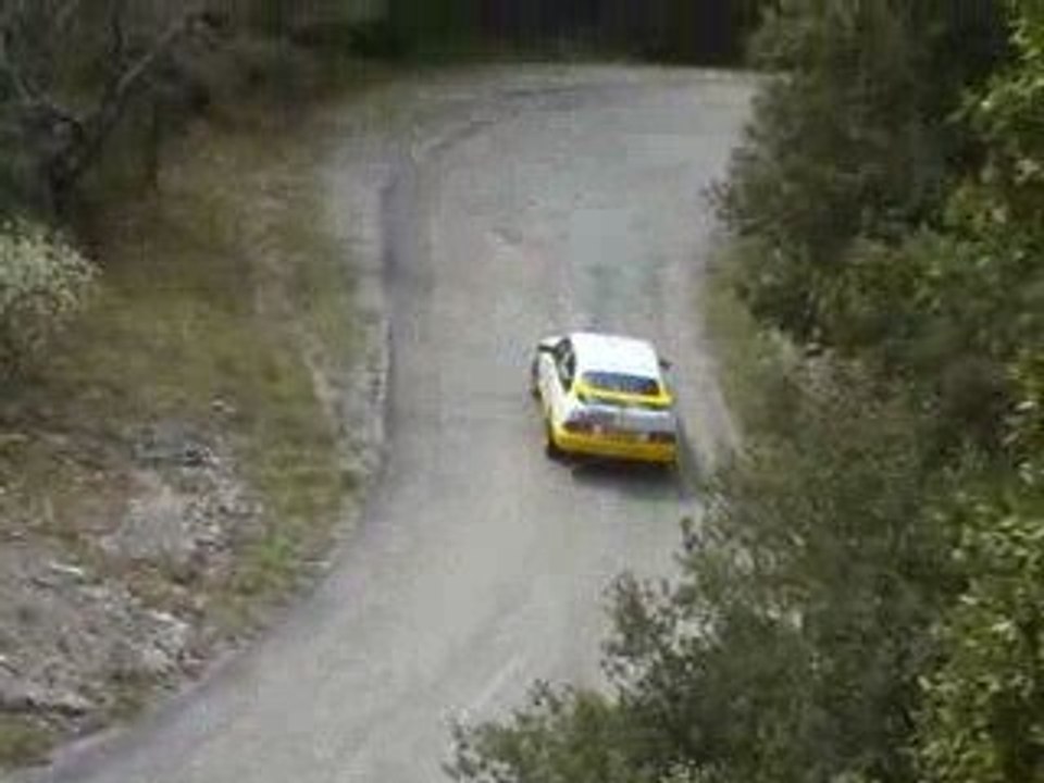Rallye de venasque 2009 samedi sierra cosworth n°17 serre
