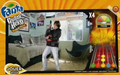 Fanta Guitar Hero Wolrd Tour Gia Guitare 120424 points