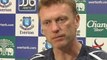 David Moyes delighted with Everton's progress