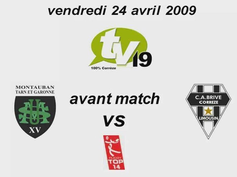 Avant match Mt15 vs CABrive