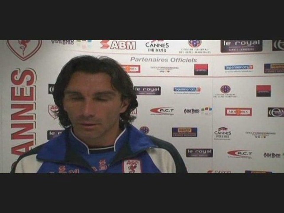 AS Cannes- CS Louhans-Cuiseaux : reactions d'après-match