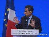 Discours Nicolas Sarkozy - Emploi des jeunes - 24 avril 2009