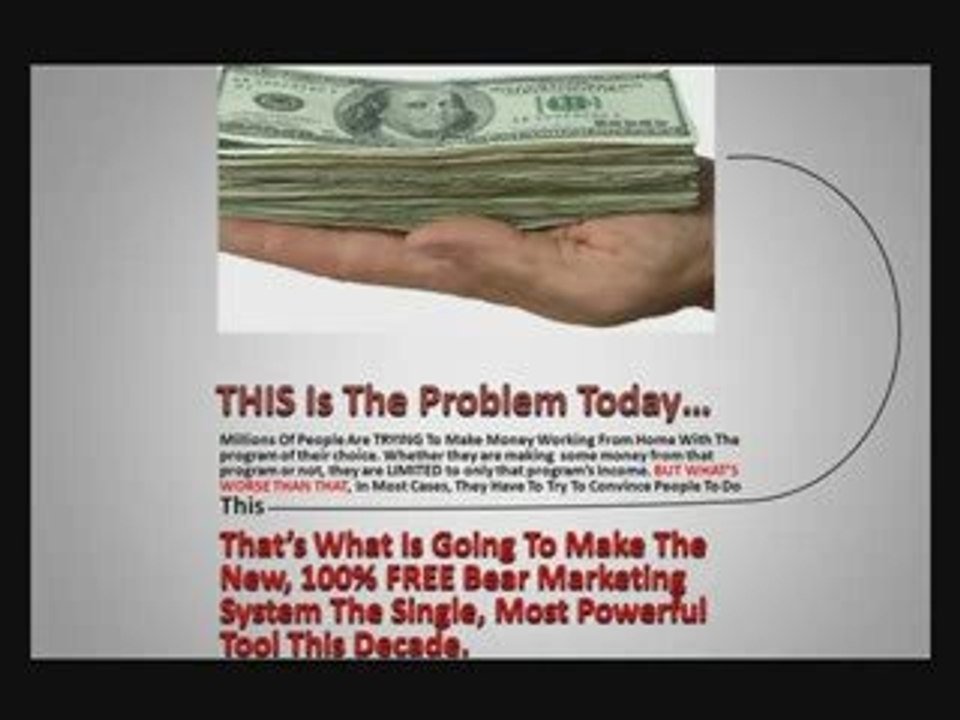 How To Get Out Of Debt - With The Free Bear Marketing Sys...