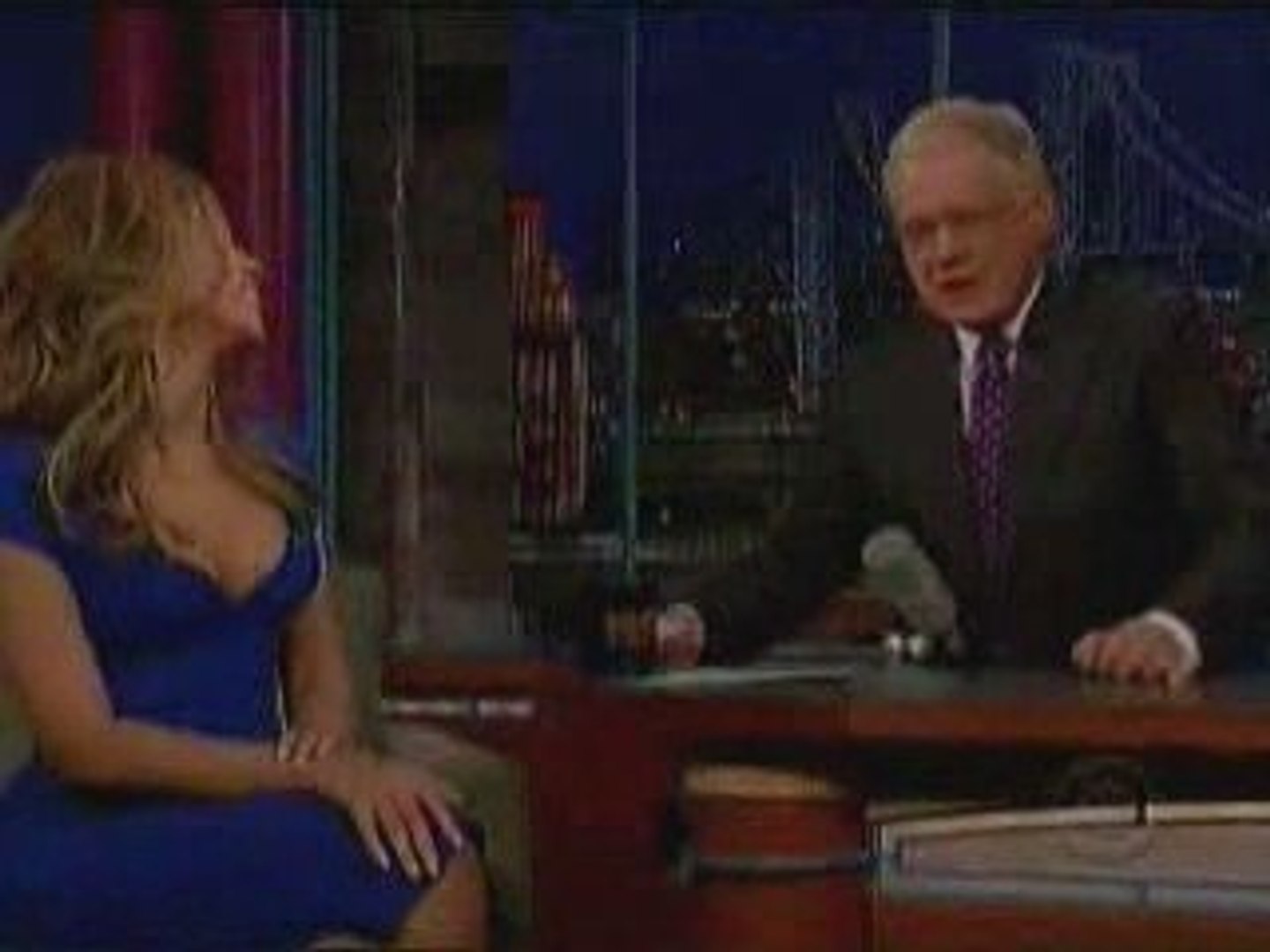 ⁣Beyonce on Letterman