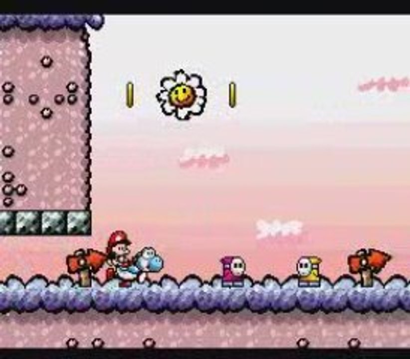 Lets Play Super Mario World 2 Yoshis Island pt 28 level 4-3