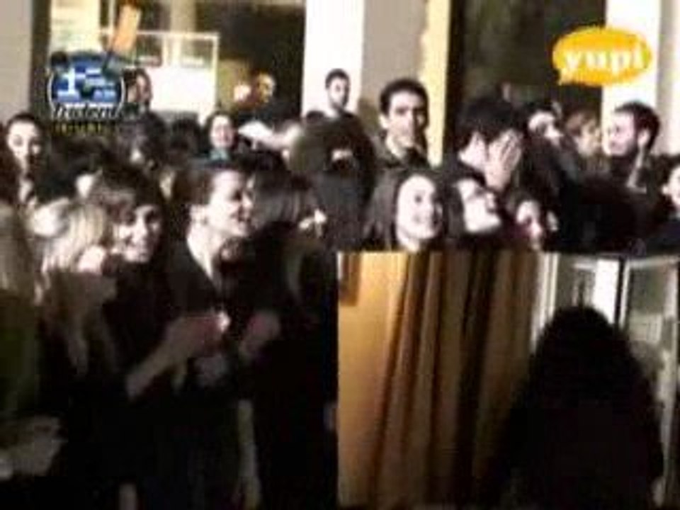 Sakis rouvas backstage from the trident spot