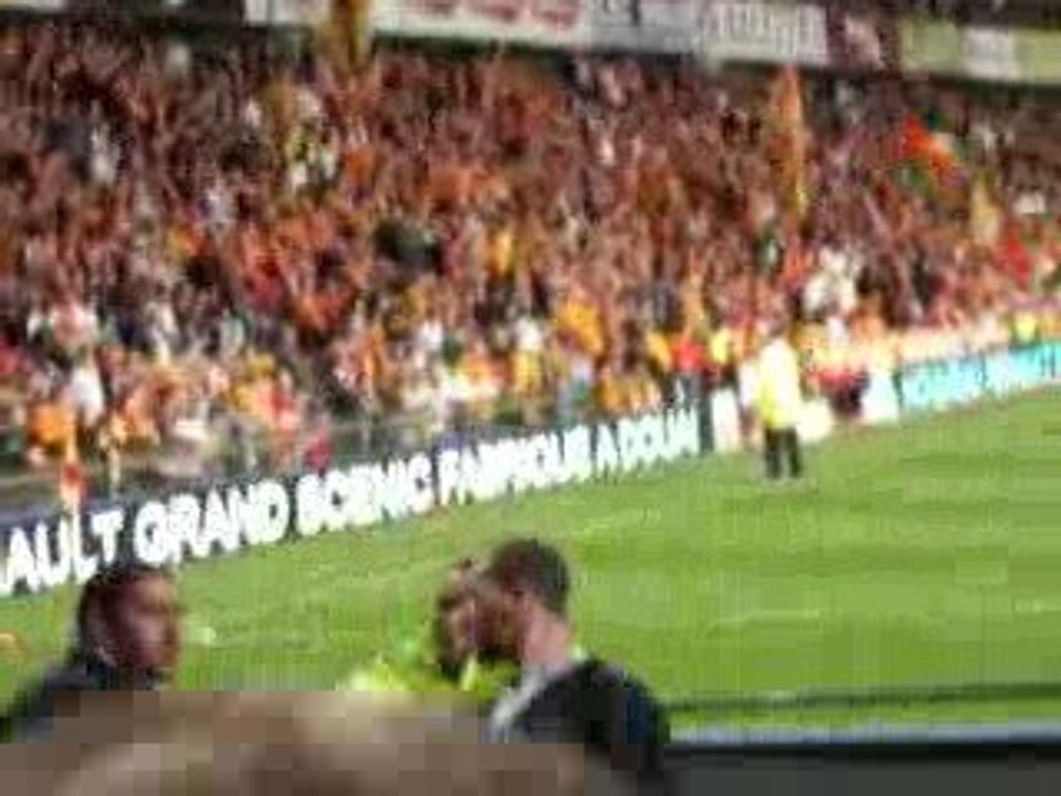 lens bastia Super tir de moi,sur un steward