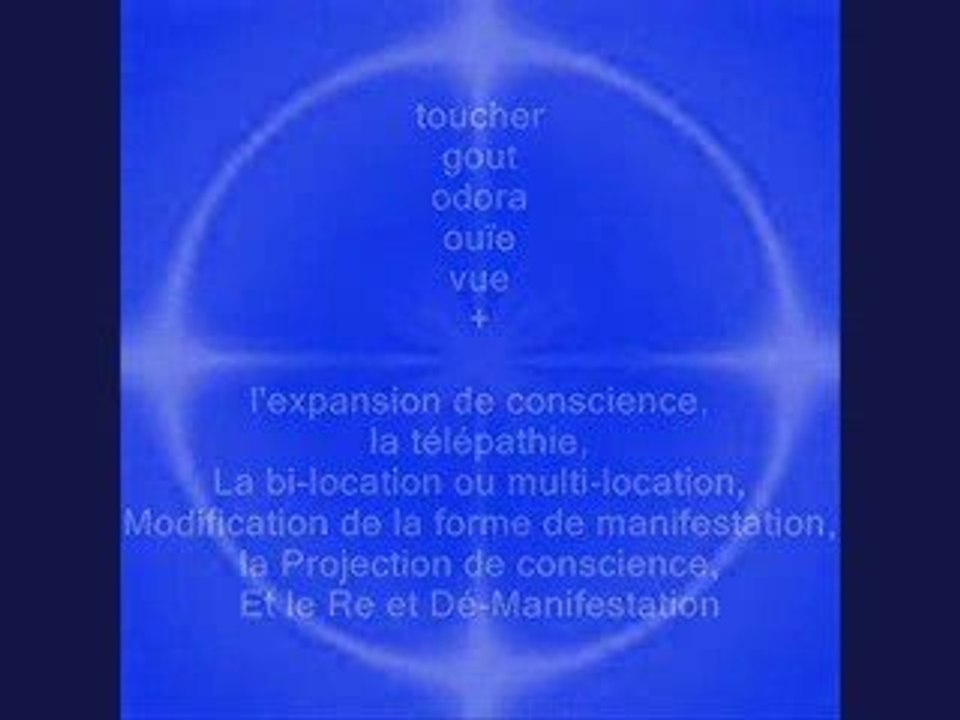 Les sens superieurs de l'humain