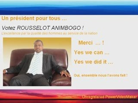 ROUSSELOTANIMBOGO-Yes We can- Yes we did it