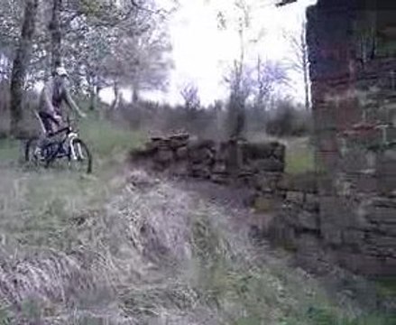 descente franchissement en velo