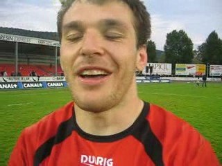 réaction Pierre-Yves Montagnat après Oyonnax - Colomiers