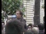 Manifestation contre hadopi paris le 25/04/2009 (video brut)