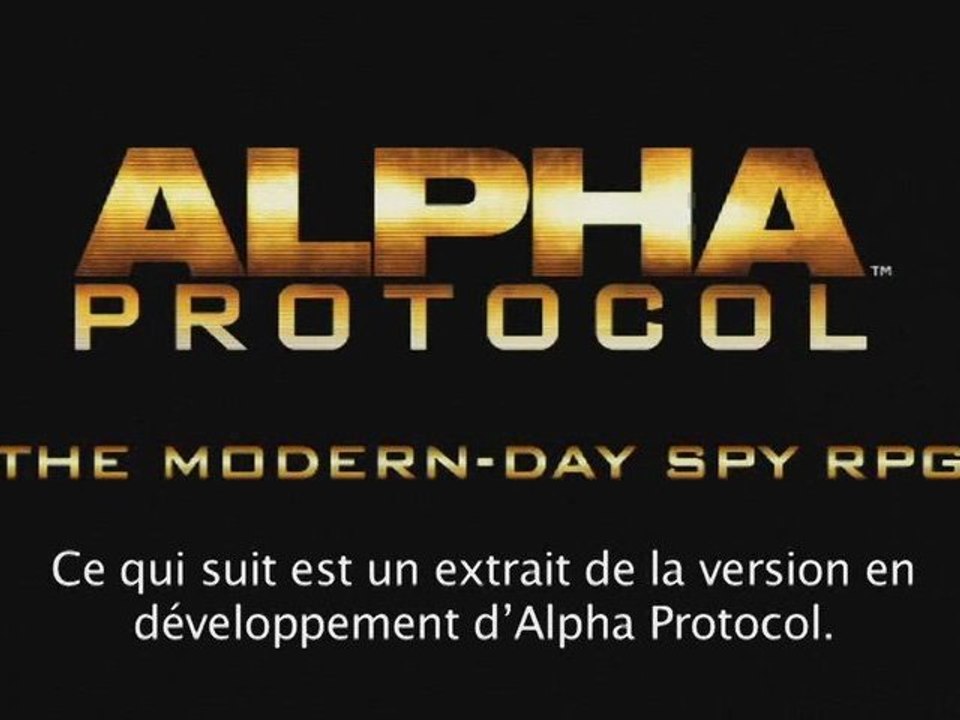 Dev Diary Alpha Protocol HD