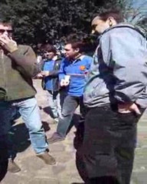 Les vieux crampons à Rome (avant le match)