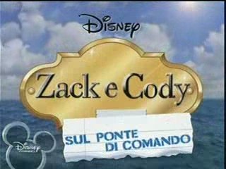 zack e cody sul ponte di comando = Primo giorno alla Seven S