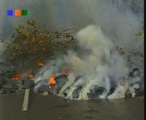 île de de la Réunion éruption volcan 2004