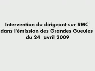 Denis MICHEL chez les "GG" de Rmc