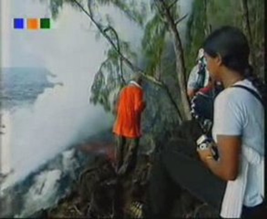 île de La Reunion 25 éruption volcan 2004