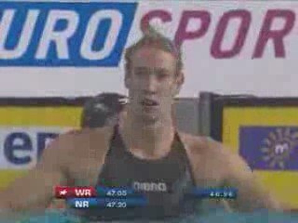 Alain BERNARD 46.94 record du monde