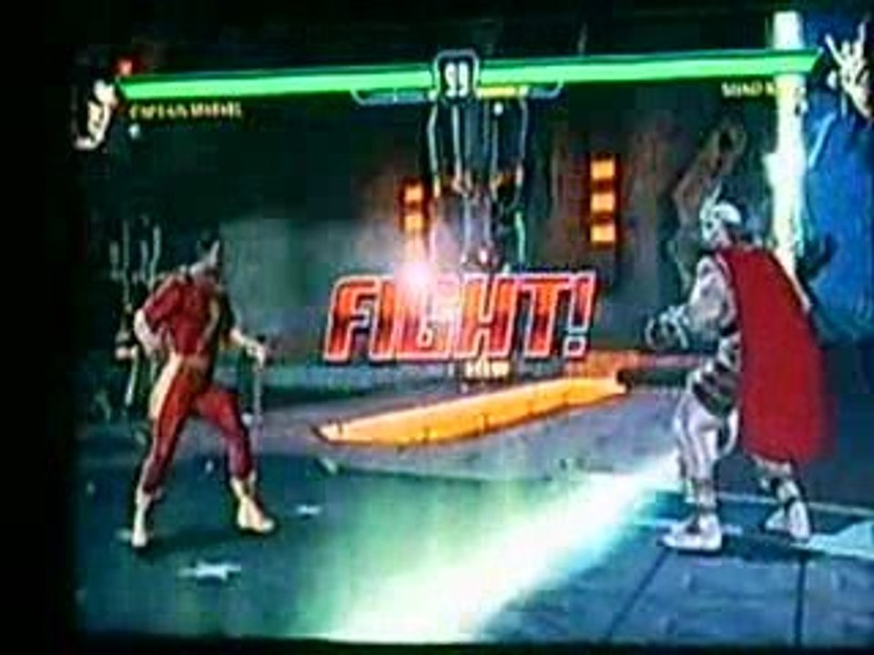 Mortal Kombat VS DC- Captain Marvel VS Shao Kahn