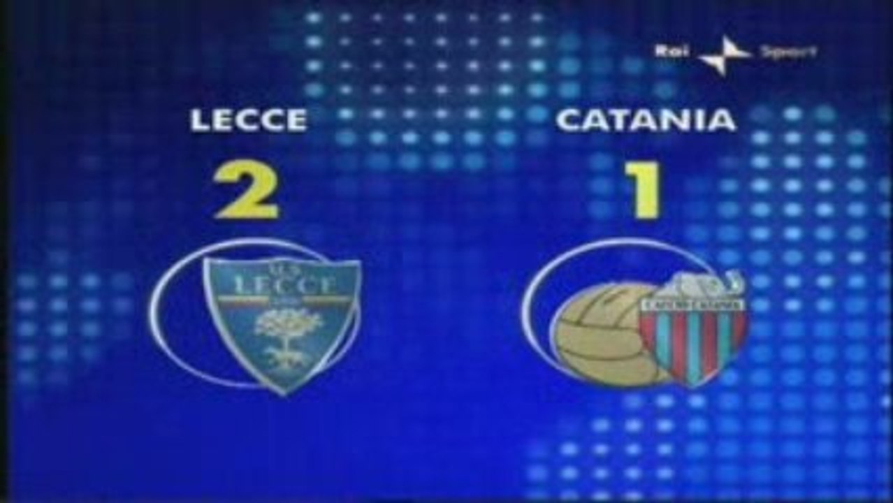 Lecce-Catania 2-1 26/04/2009