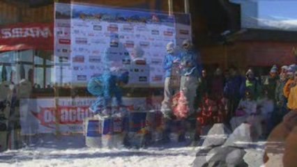 Nendaz Freeride 2009 podium ski femme
