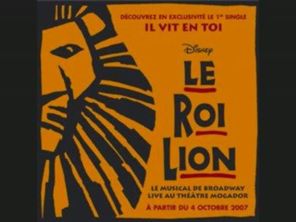 Le roi lion-il vit en toi