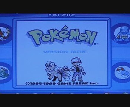 Videotest Pokemon bleu (gameboy)