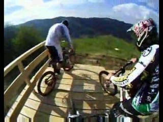 La Bresse 2009, World Cup DH Track-Helmet Cam