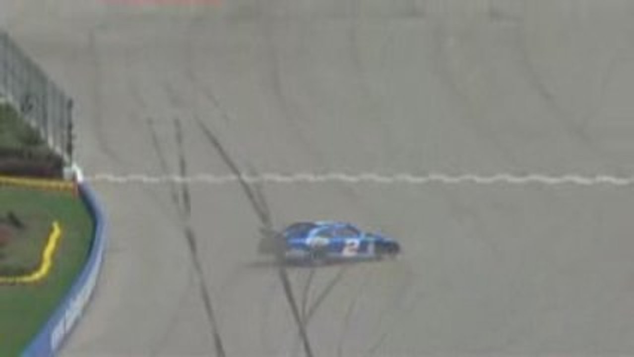nascar sprint cup talladega 2009 bush crash