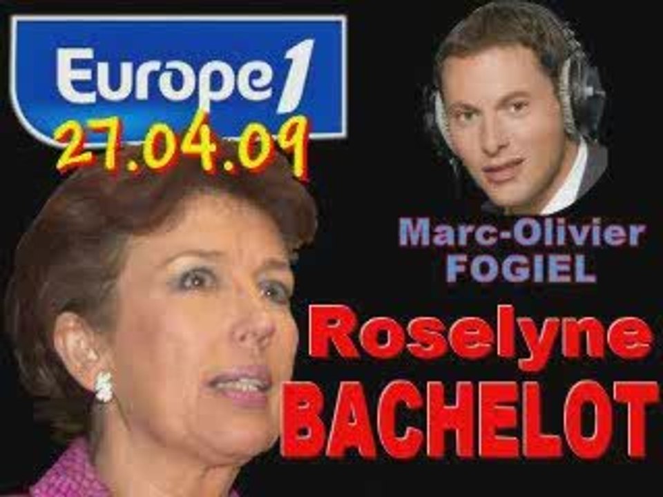 ITW de Roselyne Bachelot (27.04.09)