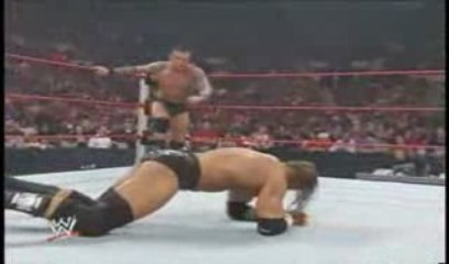 Batista & Shane & Triple h Vs The Legacy part 3