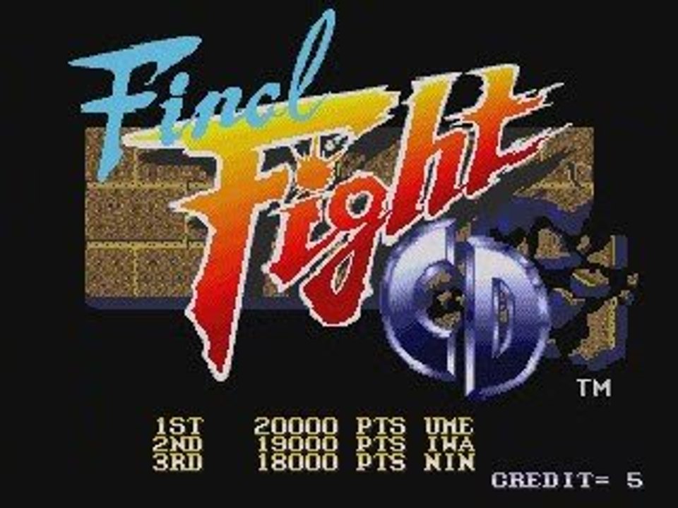 Final Fight CD [Mega CD] capcom - 1993 - Beat'em all 2D