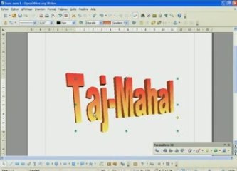 S2_Creer un titre Fontwork dans OpenOffice